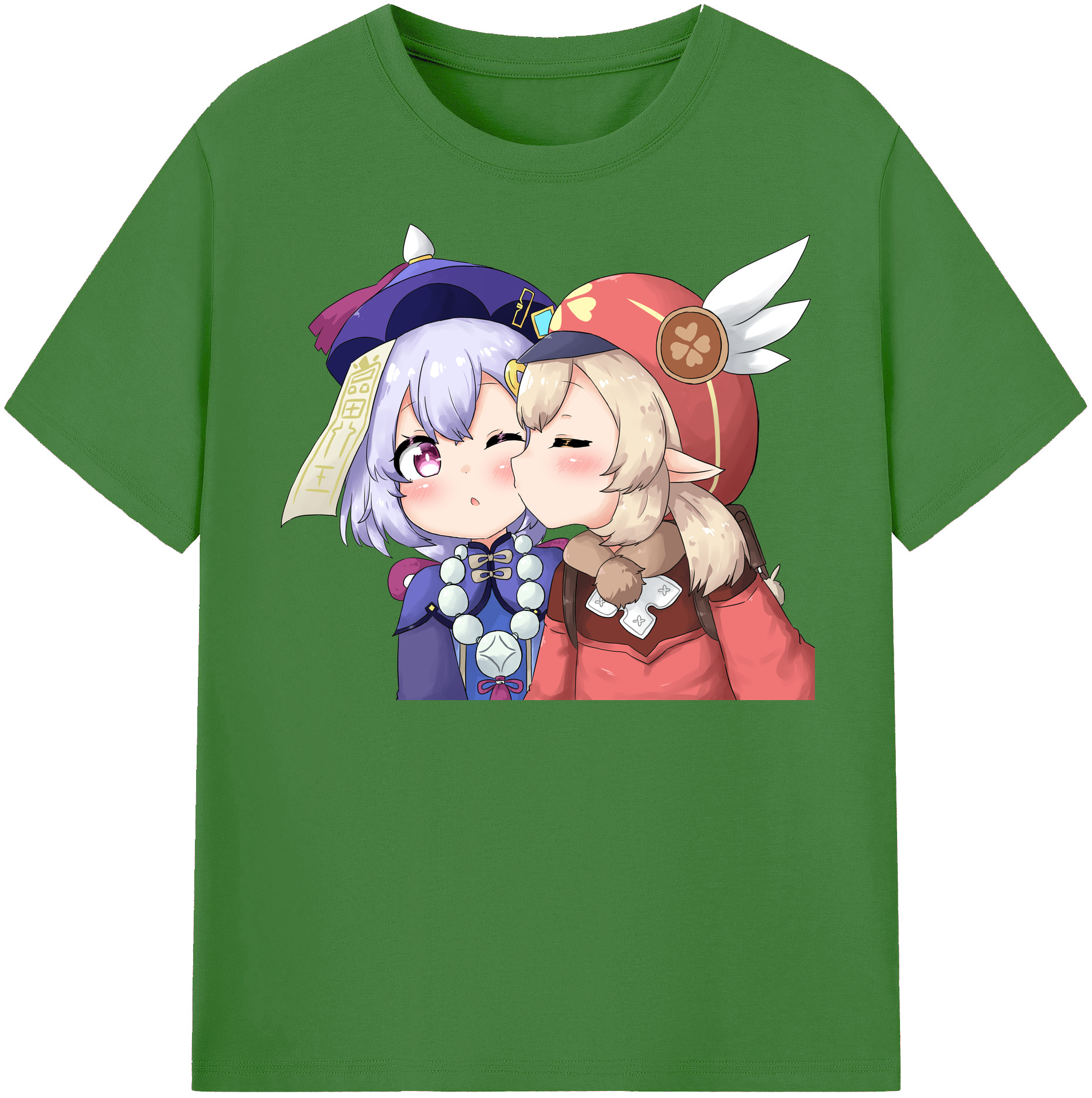 げんし神 七七 なな  genshin Nana レディースカジュアルプリントTシャツ（綿100％）